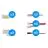 Noxion Rubans LED Naga - Connecteur Seul Couleur 8mm - Petit 15pcs