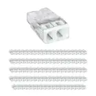 Lot 100x Wago 2273-202 Bornes De Raccordement À Levier Compact | 2 Câble Connexion - Push Câble