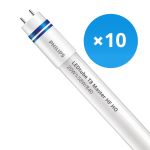 Voordeelpak 10x Philips LED Buis T8 MASTER (HF) High Output 20W 3100lm - 840 Koel Wit | 150cm - Vervangt 58W